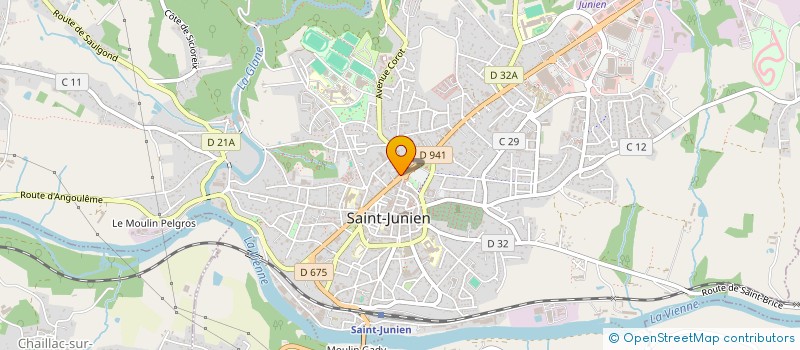 localisation de l'entreprise ARTUS INTERIM SAINT-JUNIEN  SAINT-JUNIEN