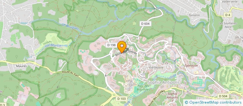 localisation de l'entreprise ARTWELL  VALBONNE