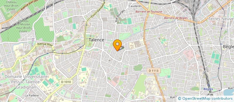 localisation de l'entreprise ARTWORK  TALENCE