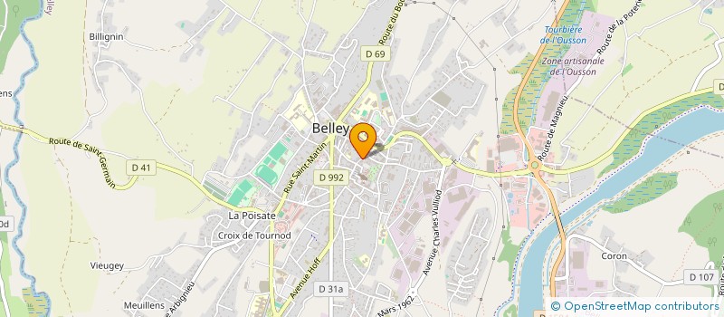 localisation de l'entreprise ARTY à BELLEY
