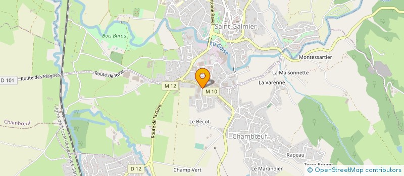 localisation de l'entreprise ARTY  CHAMBUF