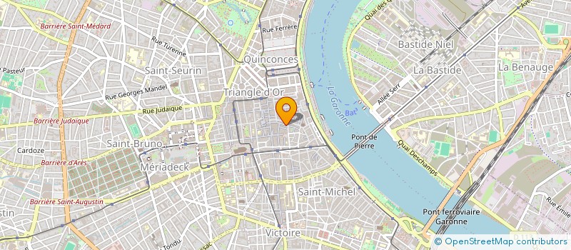 localisation de l'entreprise ARTY DRESS CONCEPT EN ABREGE ADC  BORDEAUX