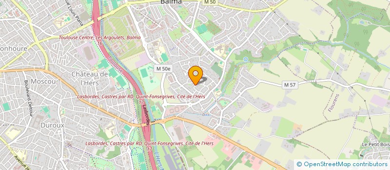 localisation de l'entreprise ARTY'FILS  BALMA