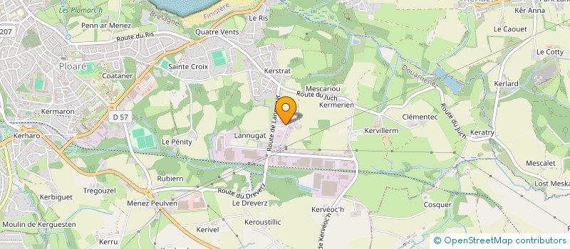 localisation de l'entreprise ARTY IMMOBILIER  DOUARNENEZ