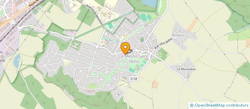 localisation de l'entreprise ARTY LAMOTHE  LE MESNIL-SAINT-DENIS