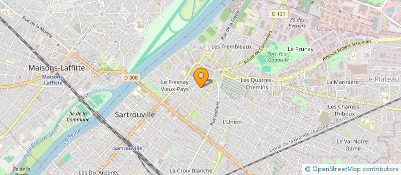 localisation de l'entreprise ARTY NETWORK à SARTROUVILLE