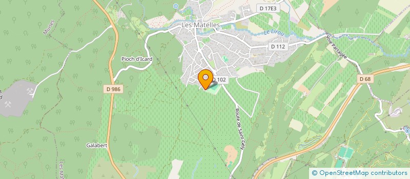 localisation de l'entreprise ARTY PIC  LES MATELLES