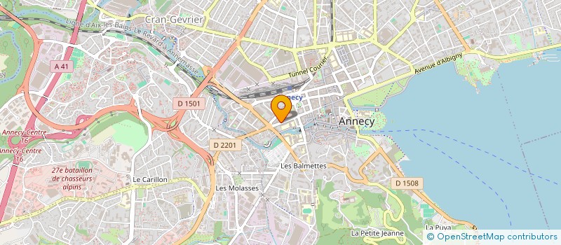 localisation de l'entreprise ARTYQUE à ANNECY