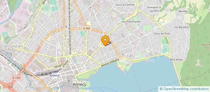 localisation de l'entreprise ARTYS'TIK à ANNECY