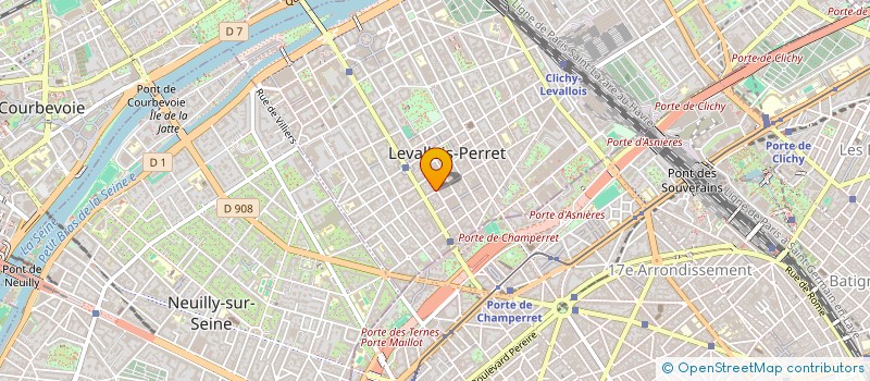 localisation de l'entreprise ARTYSTONE à LEVALLOIS-PERRET