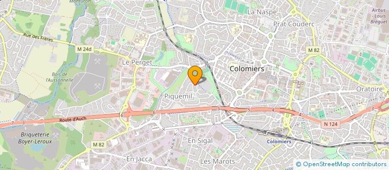localisation de l'entreprise ARTYX à COLOMIERS