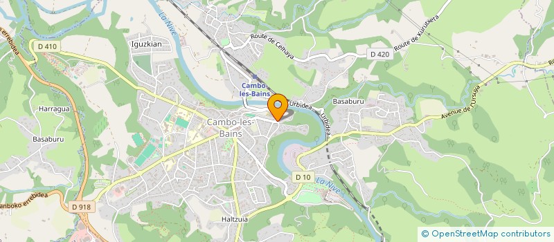 localisation de l'entreprise ARTZAMENDIKO BIHOTZA à ITXASSOU