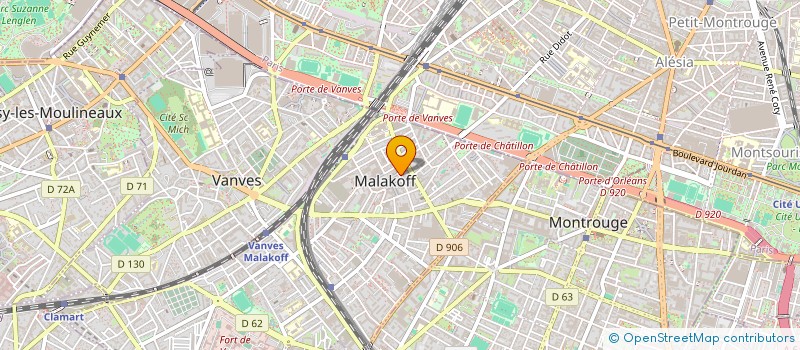 localisation de l'entreprise ARTZIBAO  MALAKOFF