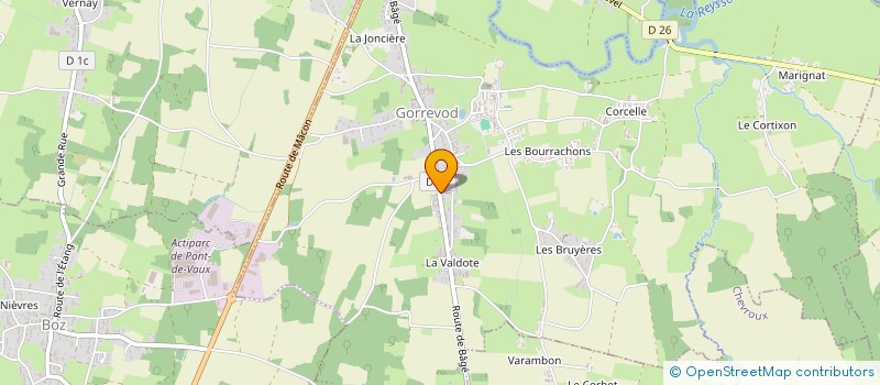 localisation de l'entreprise ARTZNER AUTOMOBILE  GORREVOD