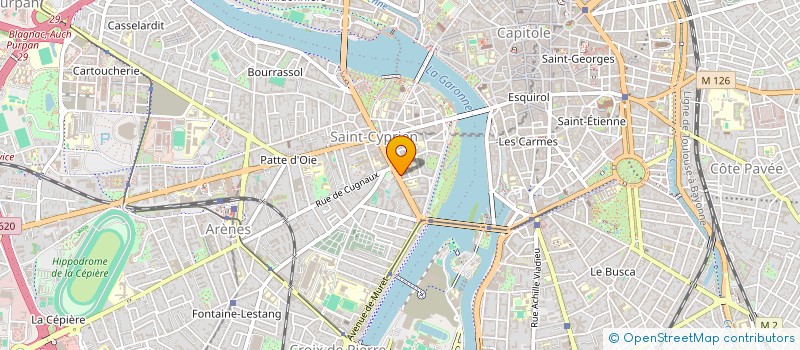 localisation de l'entreprise ARUA à TOULOUSE