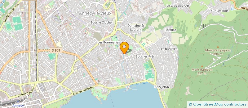 localisation de l'entreprise ARUAL à ANNECY