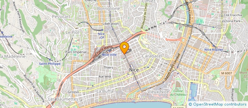 localisation de l'entreprise ARUBERT TRAVAUX à NICE