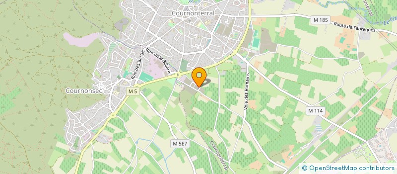 localisation de l'entreprise ARUDY PRELUDE à COURNONTERRAL