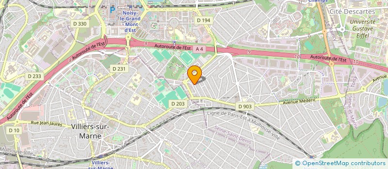 localisation de l'entreprise ARUL INVESTISSEMENTS  NOISY-LE-GRAND