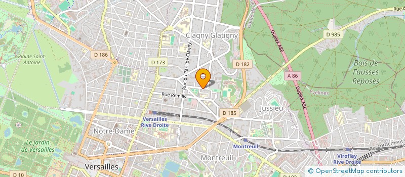 localisation de l'entreprise ARUL MARKET à VERSAILLES