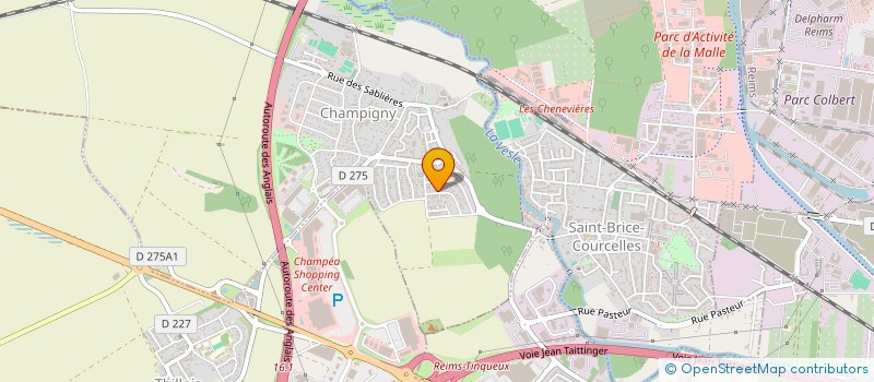 localisation de l'entreprise ARUM à CHAMPIGNY