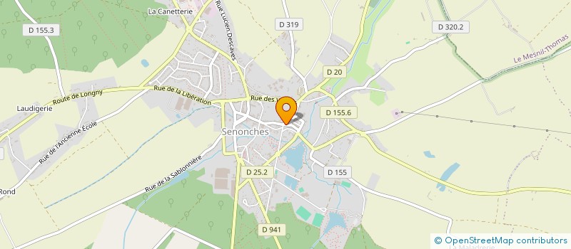 localisation de l'entreprise ARUM D'FLEURS à SENONCHES