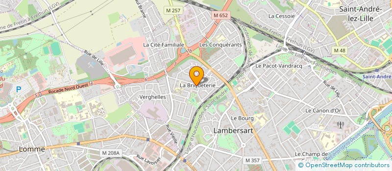 localisation de l'entreprise ARUM ET DES LYS à LAMBERSART