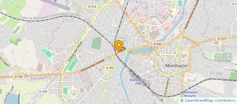 localisation de l'entreprise ARUMS ET SENTEURS à MONTLUCON