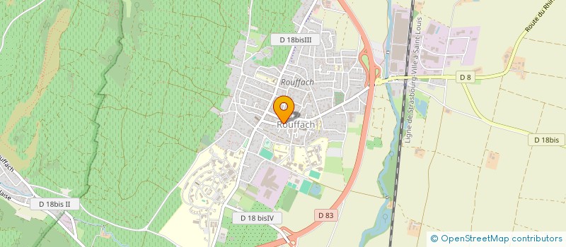 localisation de l'entreprise ARUNA SPHERE  ROUFFACH