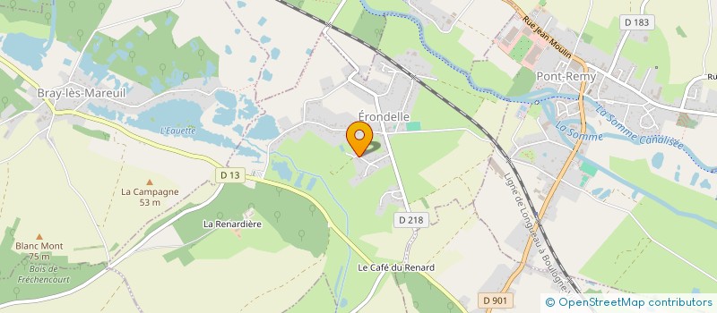 localisation de l'entreprise ARUNDO  ERONDELLE