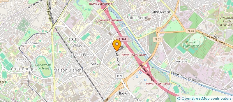 localisation de l'entreprise ARUNDO  REIMS