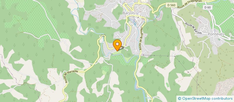 localisation de l'entreprise ARUPA.YOGART  BARJOLS