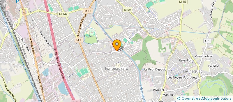 localisation de l'entreprise ARUS HOLDING  MONTBERON