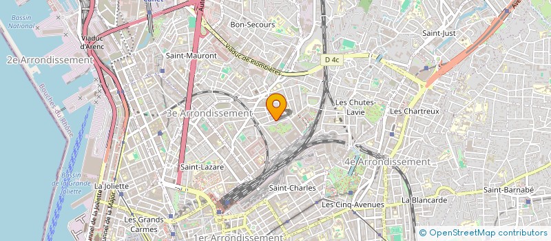 localisation de l'entreprise ARUTAM à MARSEILLE