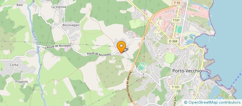 localisation de l'entreprise ARUTOLI IMMOBILIER à PORTO-VECCHIO