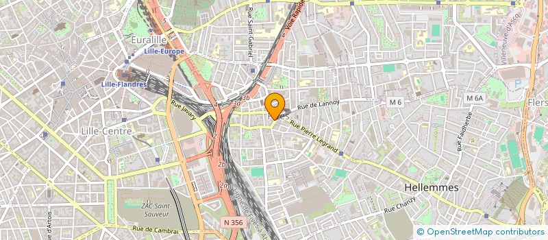 localisation de l'entreprise ARUVI à LILLE