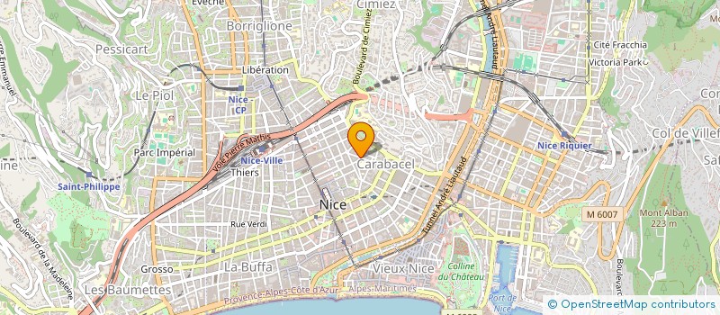 localisation de l'entreprise ARV à NICE