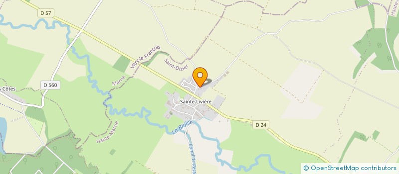 localisation de l'entreprise ARV à ECLARON-BRAUCOURT-SAINTE-LIVIERE