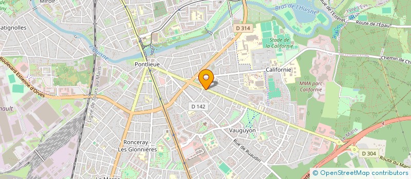 localisation de l'entreprise ARV à LE MANS