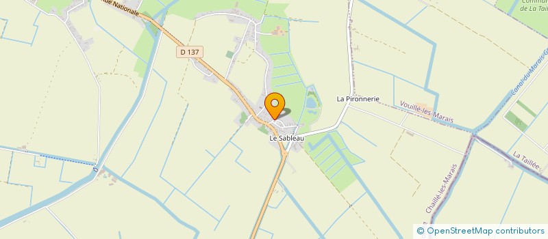 localisation de l'entreprise ARV CHAUFFAGE  CHAILLE-LES-MARAIS