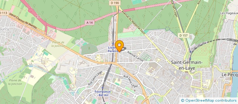 localisation de l'entreprise ARV CONSEIL  SAINT-GERMAIN-EN-LAYE