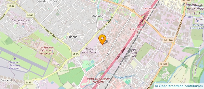 localisation de l'entreprise ARV GROUPE  TOULOUSE