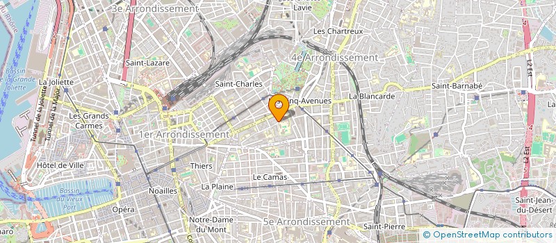 localisation de l'entreprise ARVA à MARSEILLE