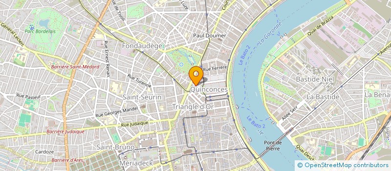 localisation de l'entreprise ARVA ADMINISTRATEURS JUDICIAIRES ASSOCIES  BORDEAUX