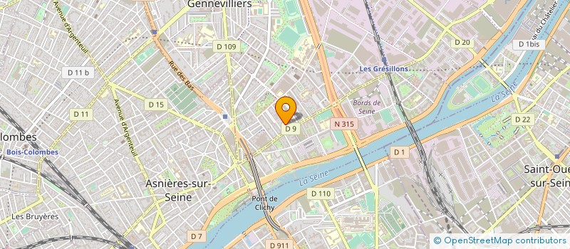 localisation de l'entreprise ARVA FLOCK à GENNEVILLIERS