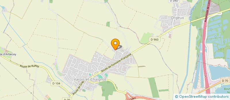 localisation de l'entreprise ARVADO  VAROIS-ET-CHAIGNOT