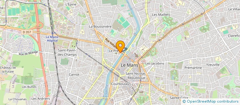 localisation de l'entreprise ARVAIL à LE MANS