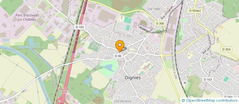 localisation de l'entreprise ARVALHOME  OIGNIES