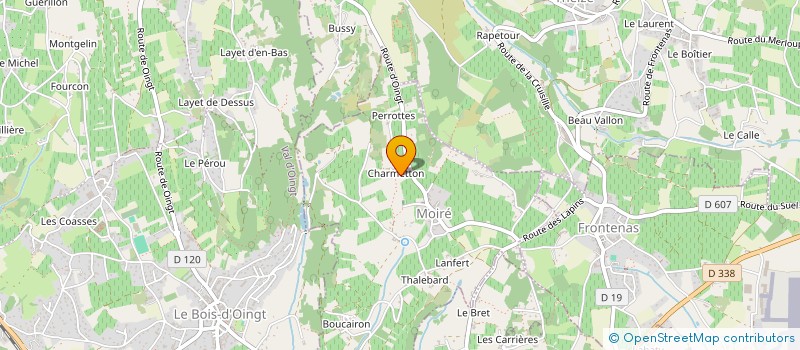 localisation de l'entreprise ARVAN  MOIRE