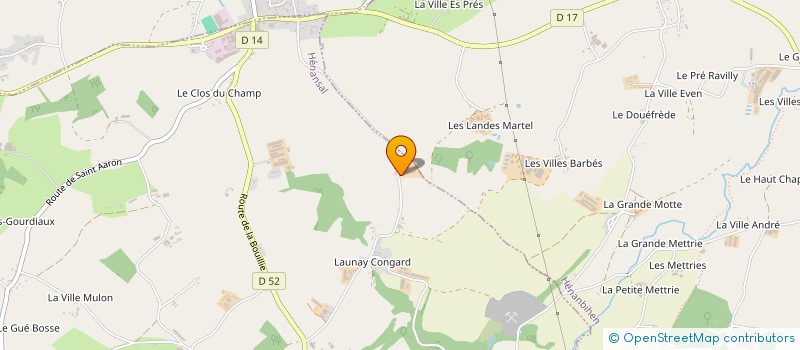 localisation de l'entreprise ARVB  HENANSAL